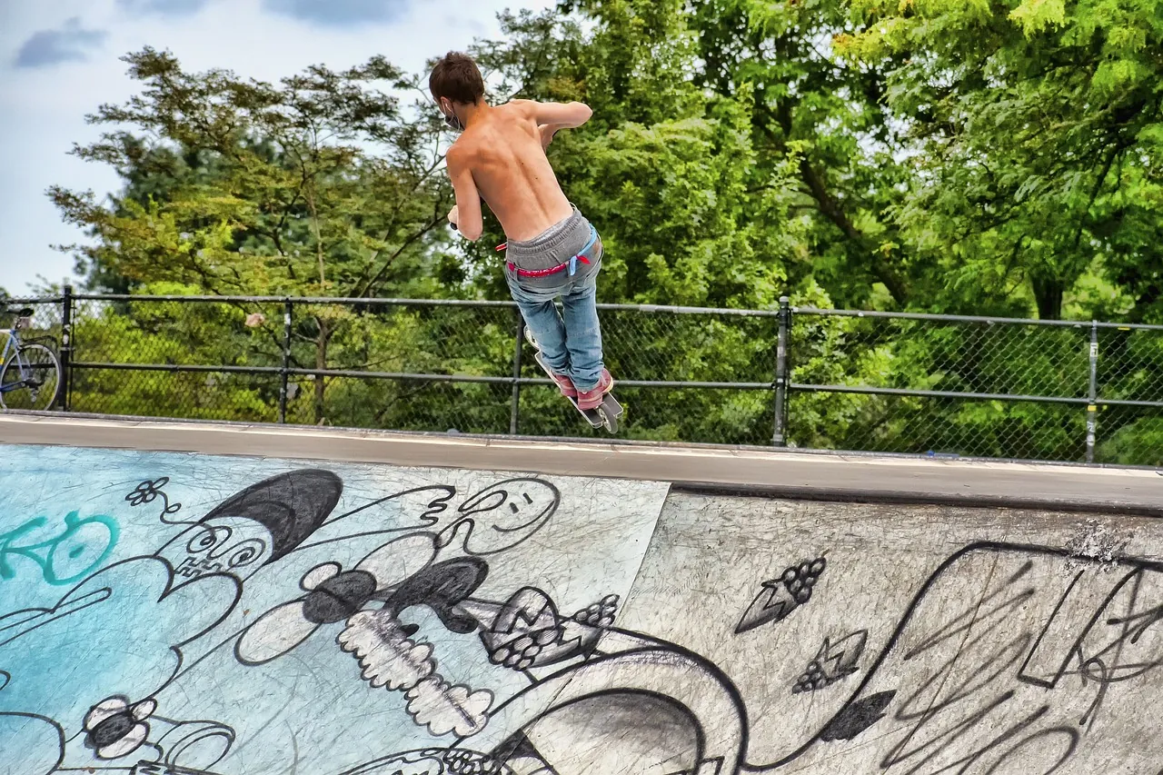 Sfeerbeeld Skateboarden